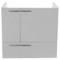 23 Inch Wall Mount Glossy White Bathroom Vanity Cabinet